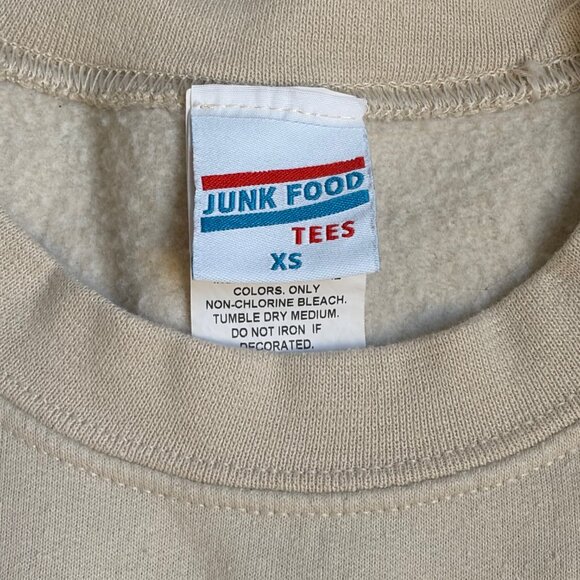 Junk Food Ford Bronco Sweatshirt Est. 1966 (Tan with Pink) - Size Extra Small - Picture 3 of 6